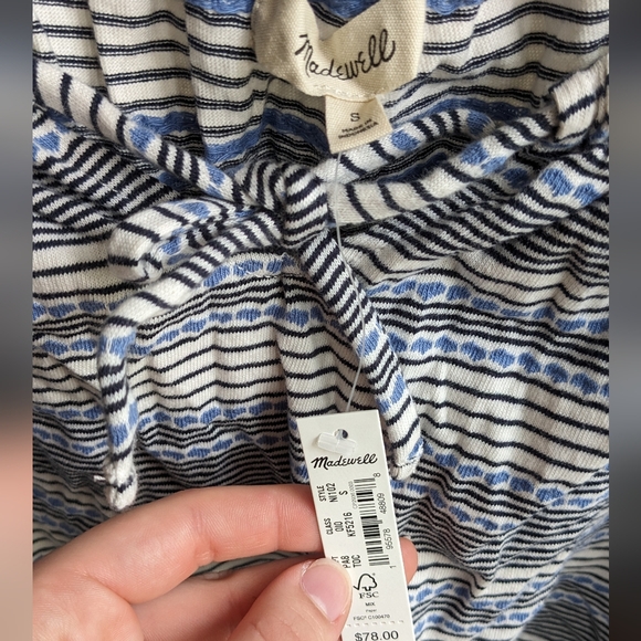 NWT madewell summer cotton croptop - Picture 2 of 5